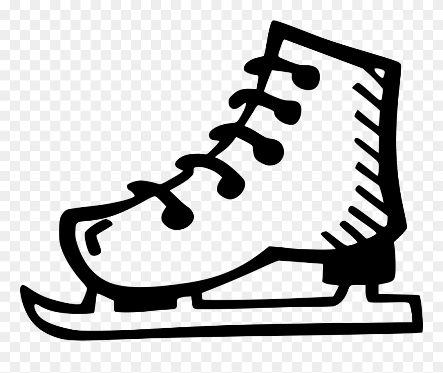 Ice Skate - Figure Skate Clipart