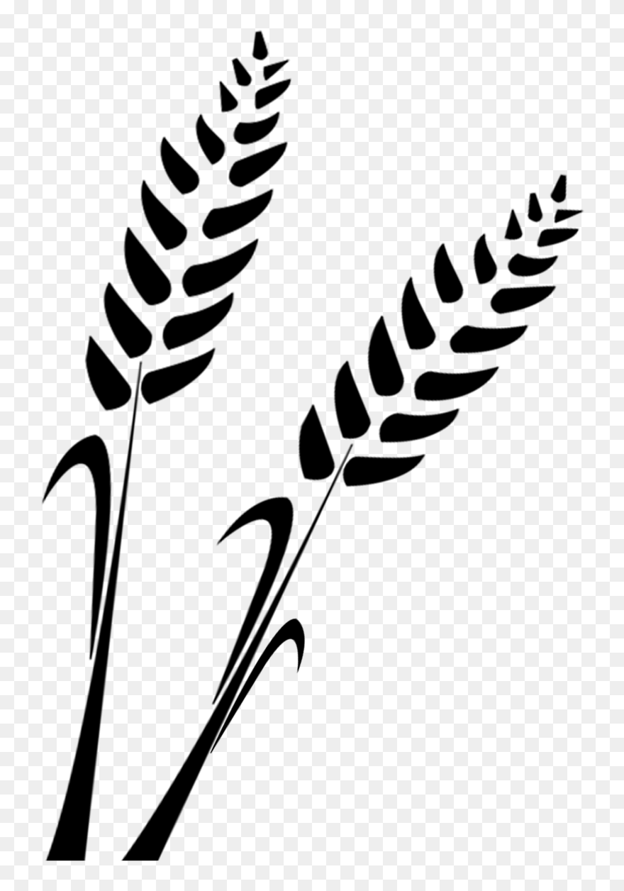Wheat Silhouette Png Clipart