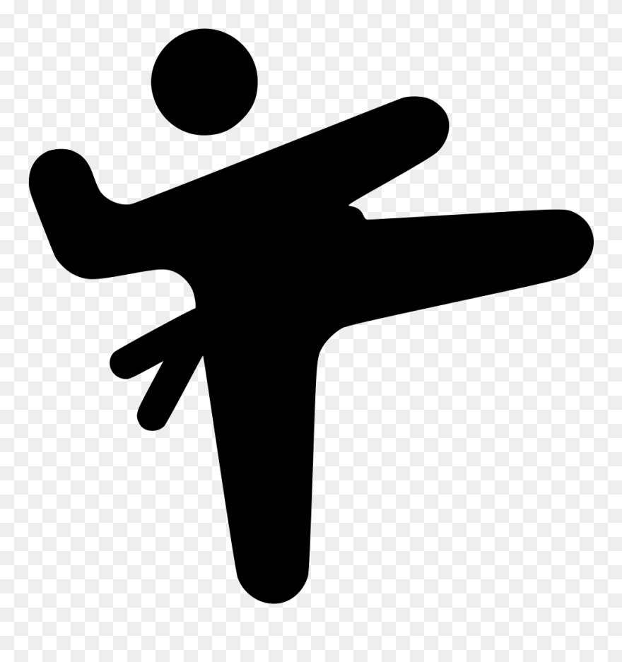 Taekwondo - Icone Tae Kwon Do Clipart