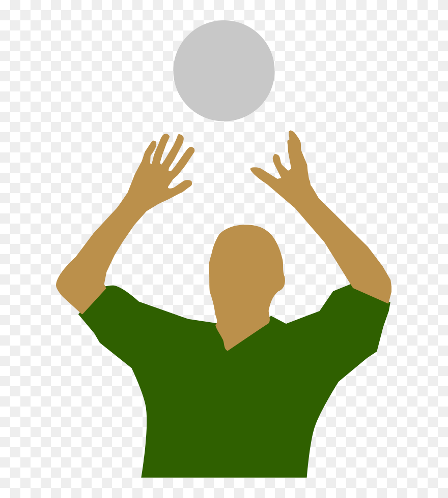 Volleyball Player Silhouette Png Clip Arts - Volleyball Set Clipart Transparent Png