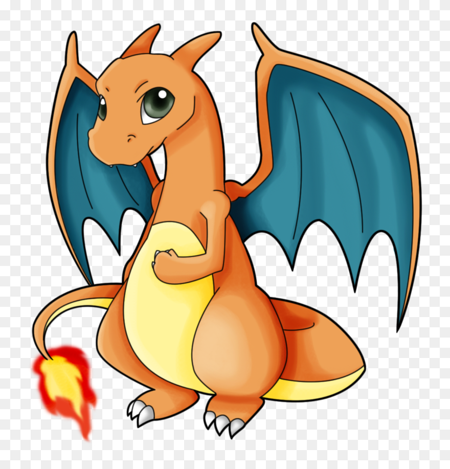Pokemon Clipart Charzard - Cute Pokemon Charizard - Png Download