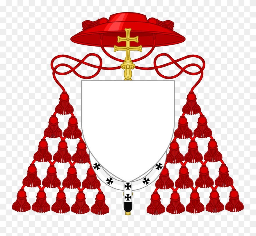 Cardinal Ornaments Png Episcopal Coat Of Arms Template Clipart