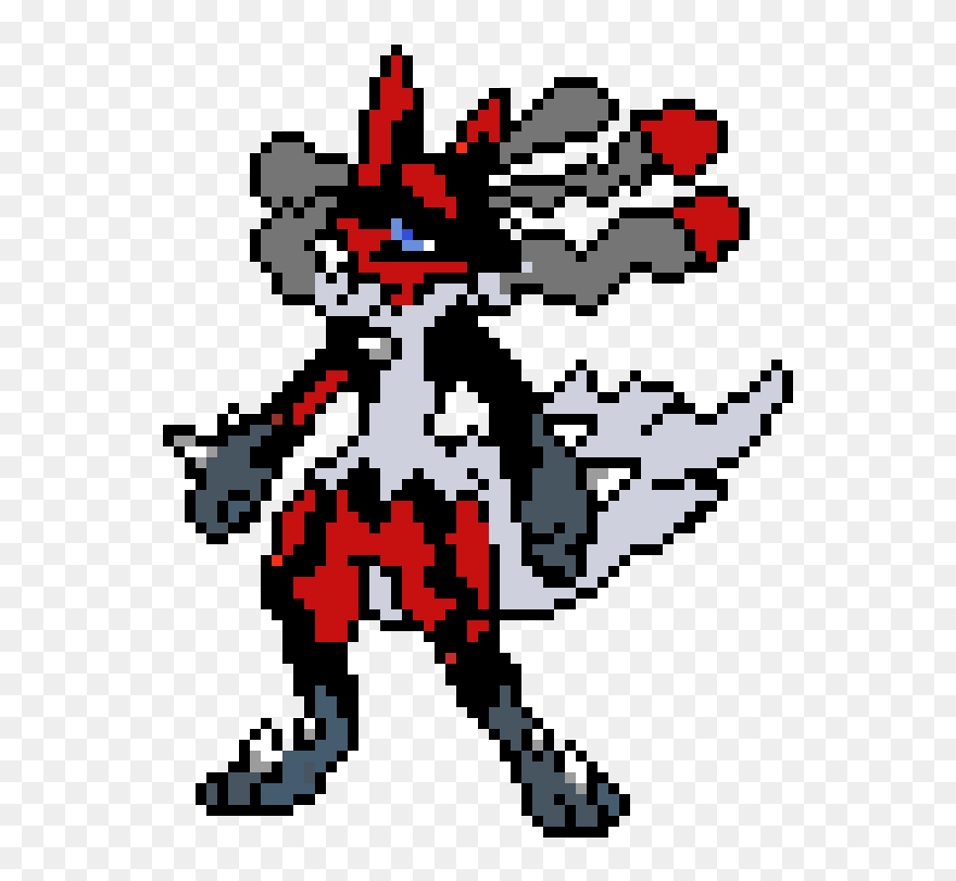 Pixel Art Pokemon Mega Lucario - Archaeological Museum Suamox Clipart