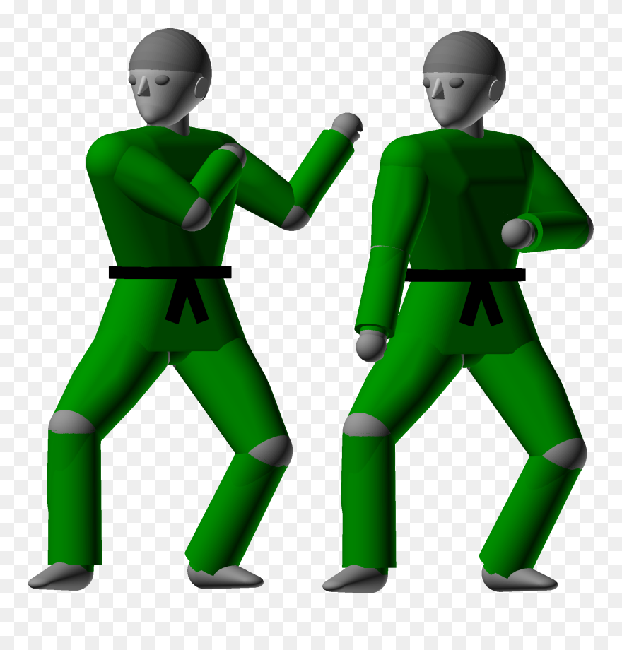 Supported Downward Block - Cartoon Clipart