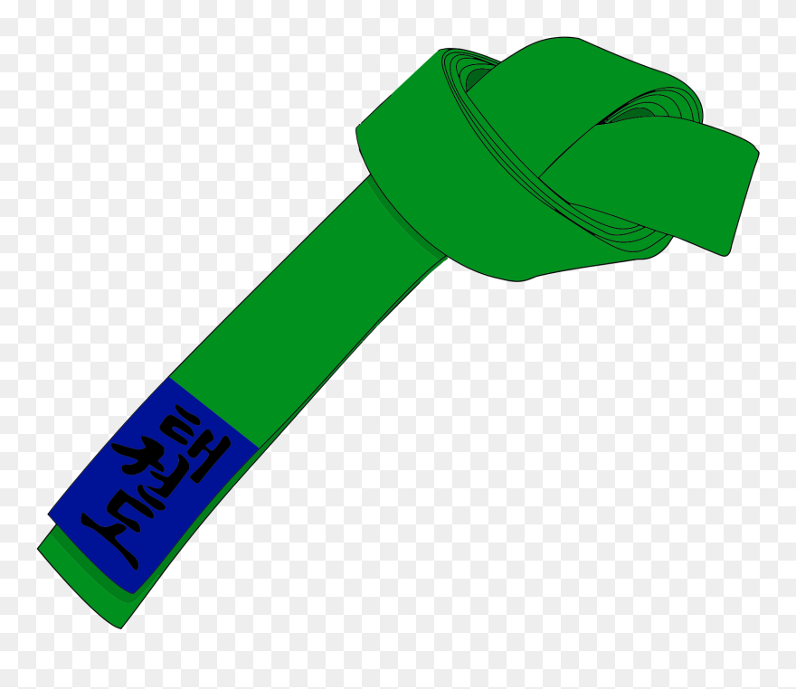 Martial Arts Belt Vector Clipart