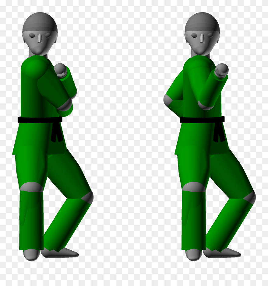 How To Do The Outside Block Technique Taekwondo Training - Cartoon Clipart