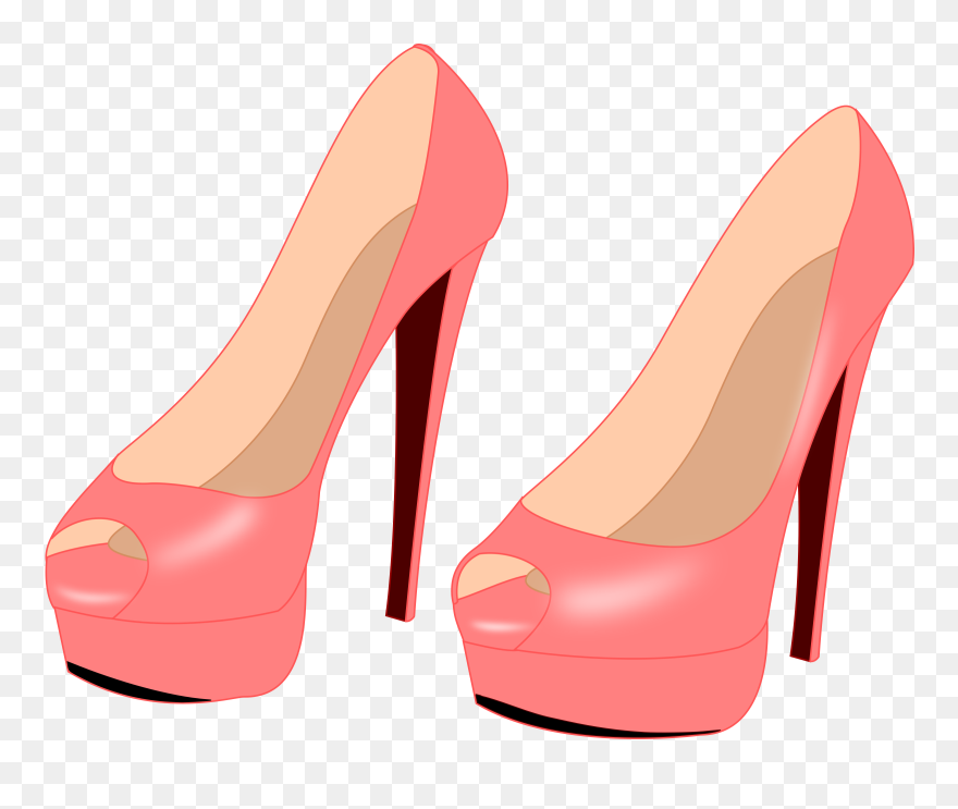 Transparent High Heel Shoe Clipart - Pantera Rosa Con Fondo Png Transparente