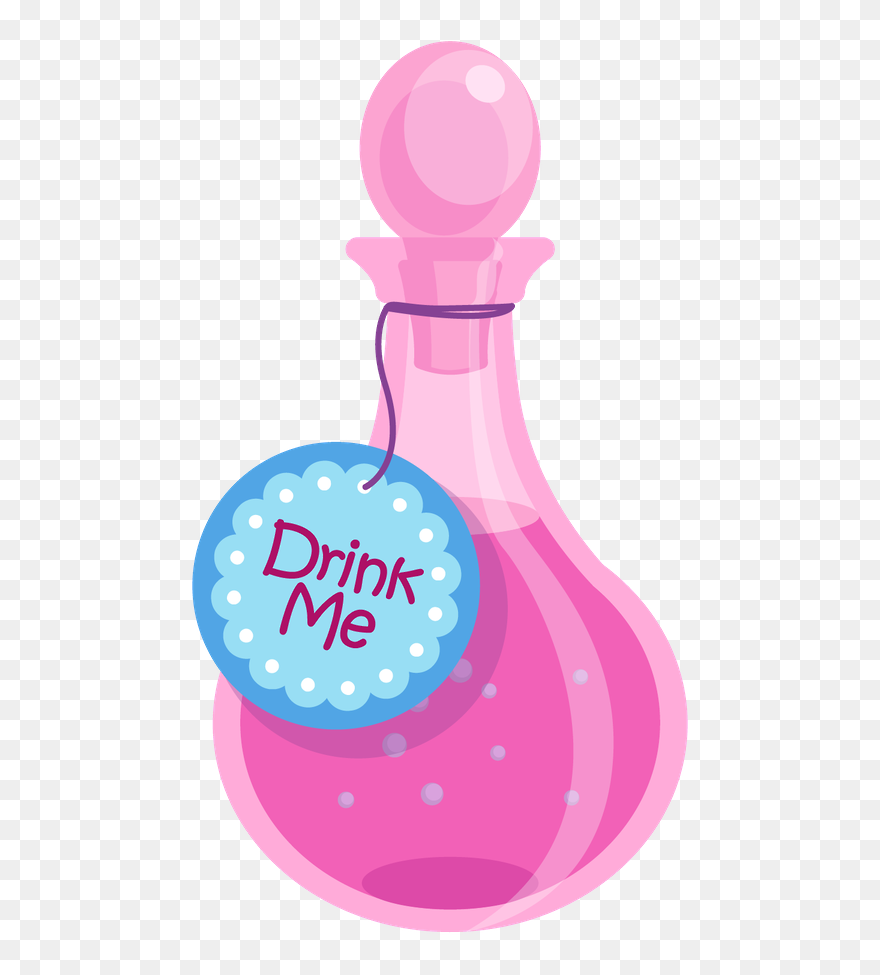 Alice In Wonderland Clipart Bottle - Alice In Wonderland - Png Download