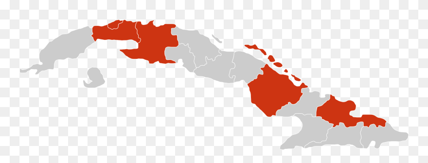 Map Of Cuba Png Clipart