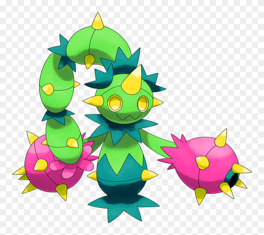 Shiny Mega Maractus Pok - Mega Maractus Clipart