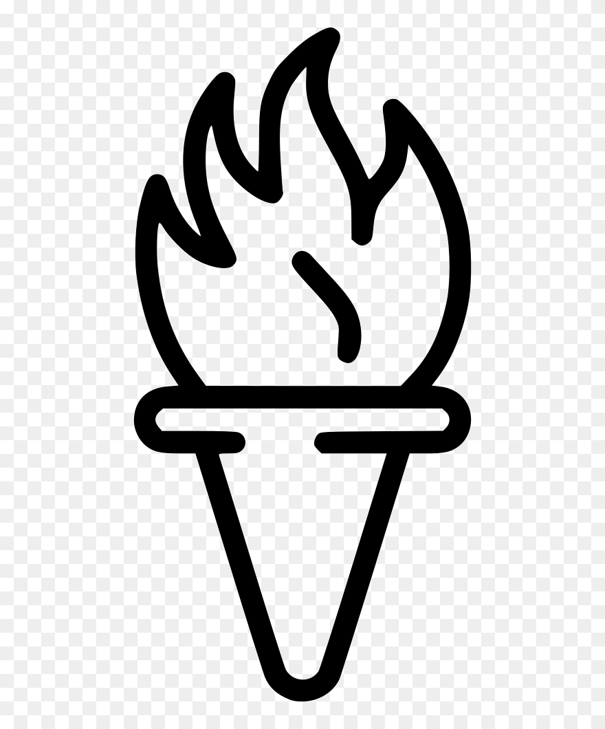 Torch Flambeau Fire Olympic Games Castle Light - Portable Network Graphics Clipart