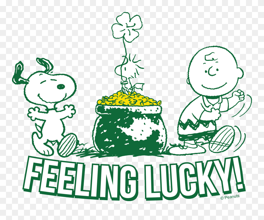 St Patricks Day Snoopy Clip Art - Png Download