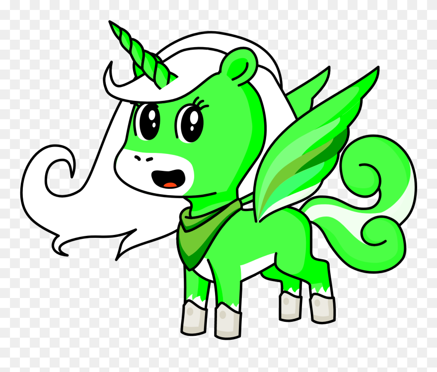 Cotton Candy Unicorn Drawing Clipart