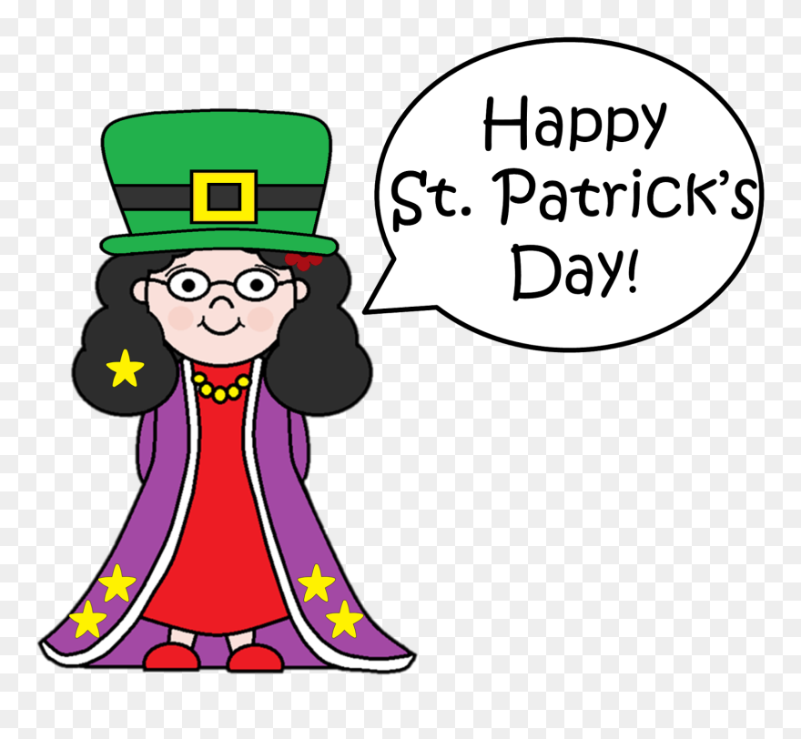 St Patricks Story Time Clipart