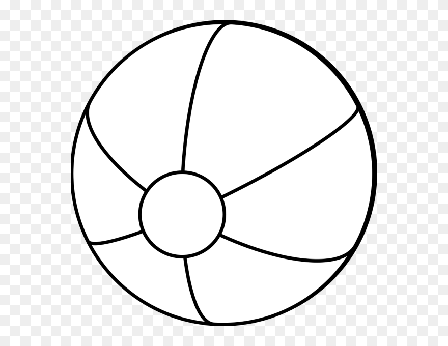 Beach Ball Png Icons - White Beach Ball Png Clipart