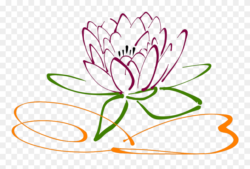 Lotus Flower Clip Art - Png Download