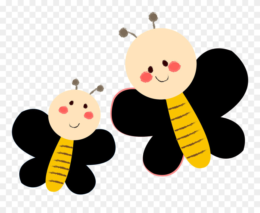 Butterfly Insect Clipart - Cartoon - Png Download