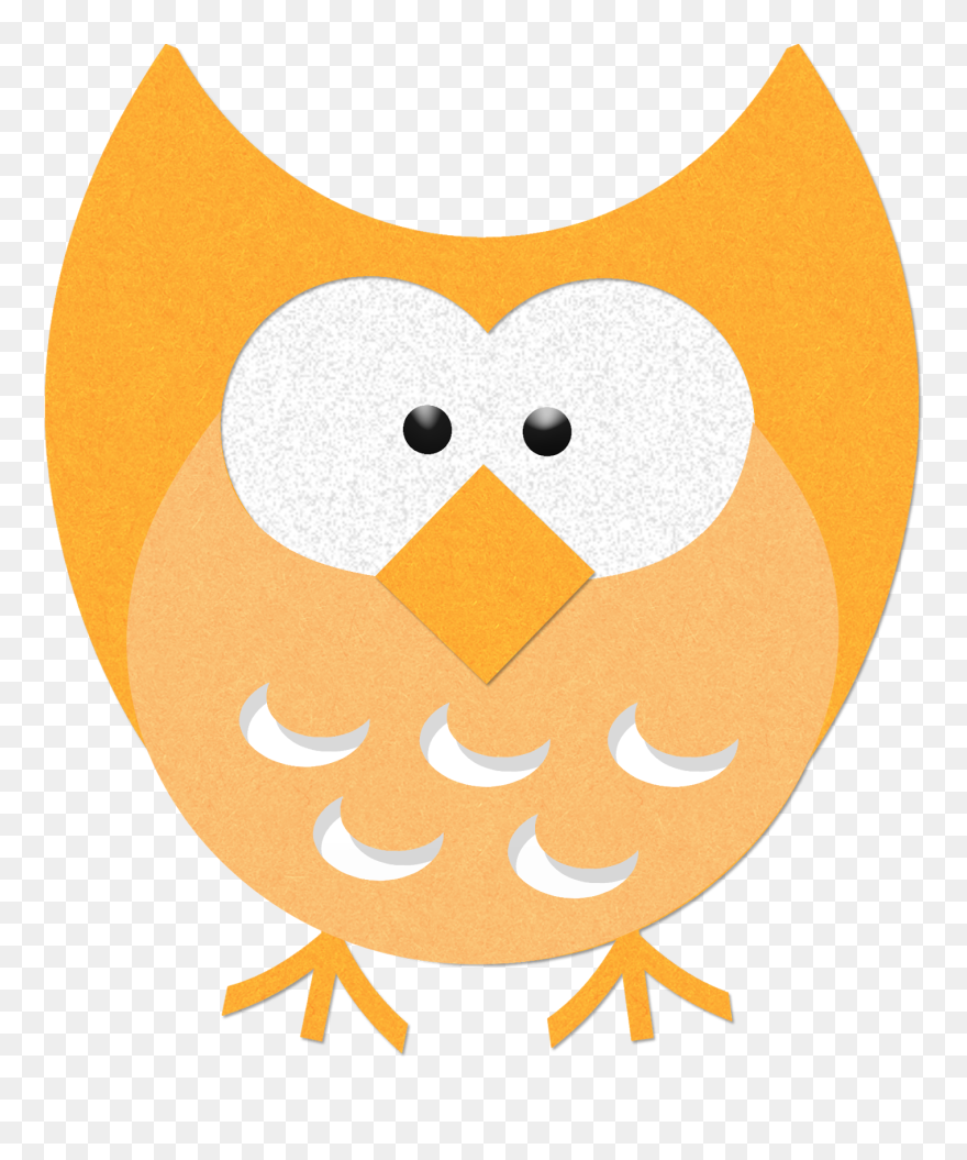 Cute Owl Silhouette Clip Art - Teacher - Png Download
