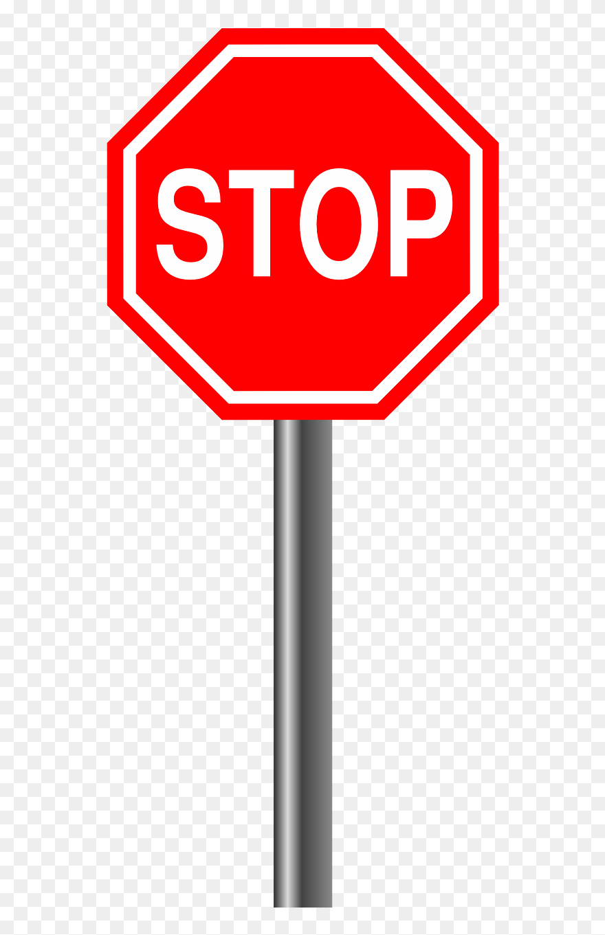 Transparent Stop Clipart - Stop Road Signs Clipart - Png Download
