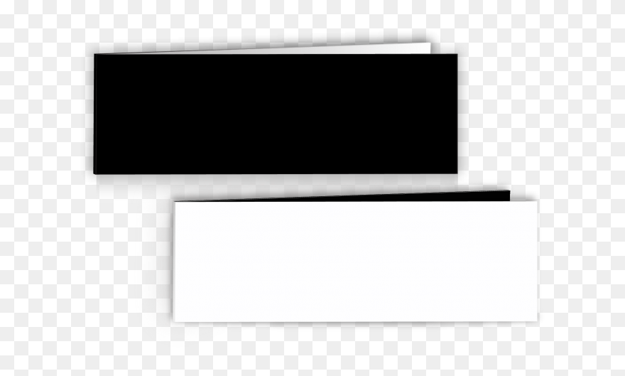 Blank Business Card Png - Black-and-white Clipart