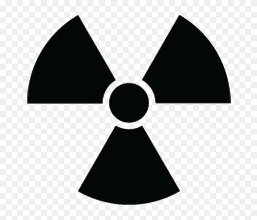 Black Radiation Sign Png Clipart - Radiation Symbol Svg Transparent Png