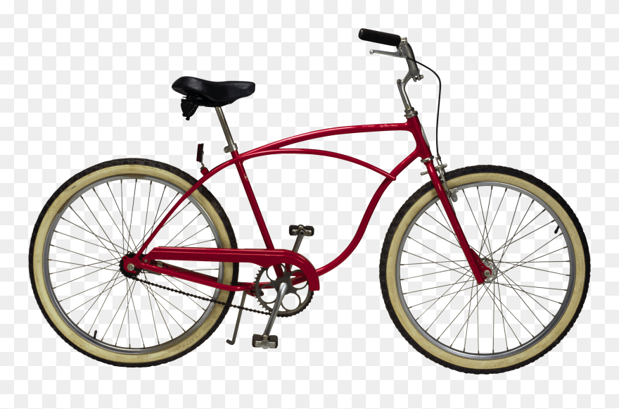 Bicycle Red Vintage Clip Arts - Red Bicycle Png Transparent Png