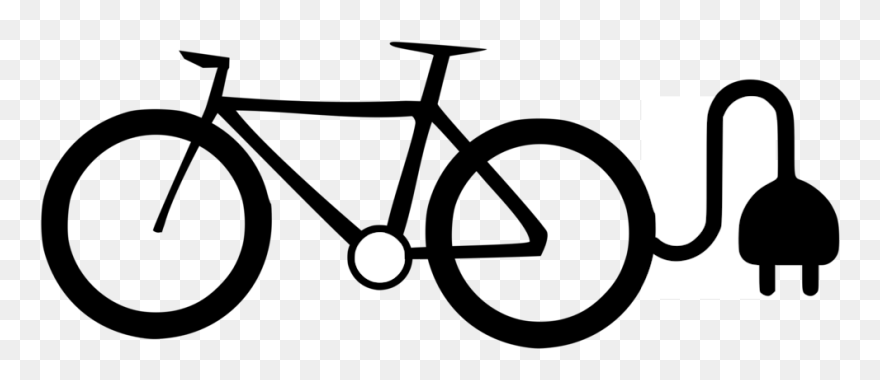 Line Art,style,cycling - Transparent Png Clipart Transparent Ebike Png