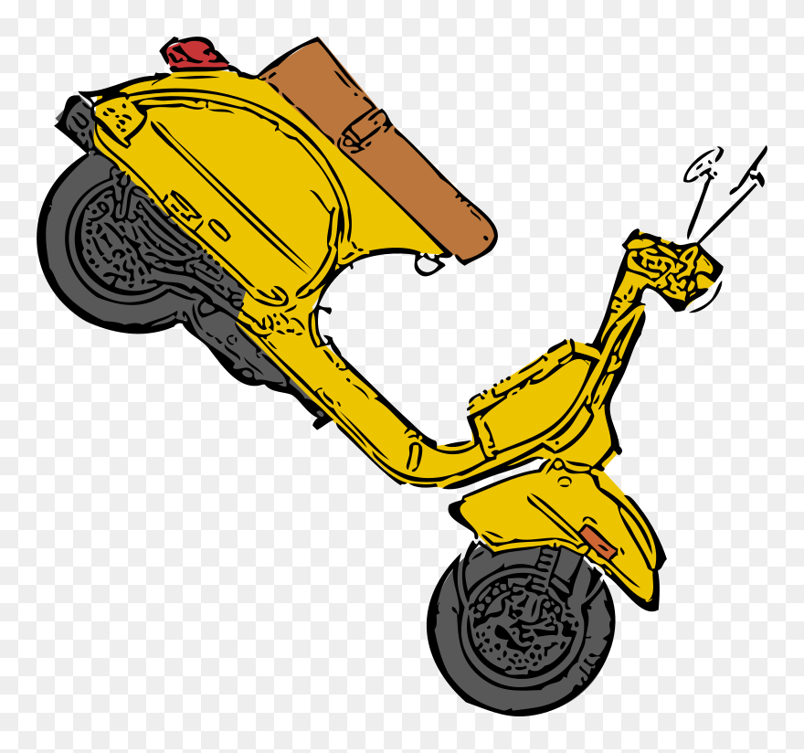 Cartoon Scooter Png Clipart