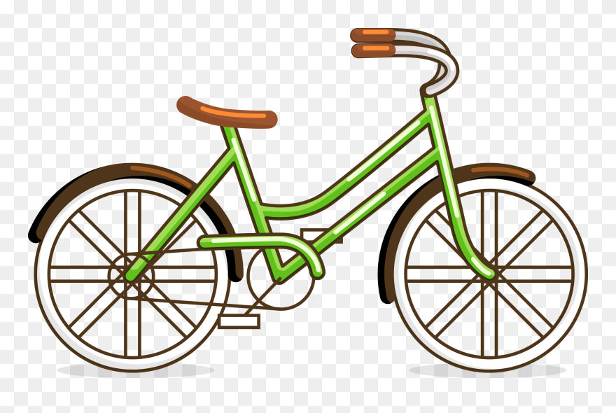 Bicycle Cycling - Wheel Drawing Png Clipart