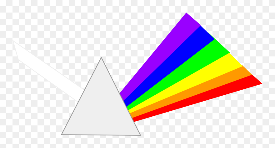 Prism Vector Light - Light Reflection Clipart - Png Download