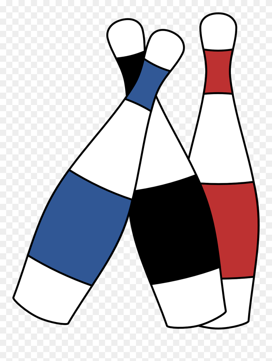 Juggling Pins Clipart - Juggling Pins Cartoon - Png Download