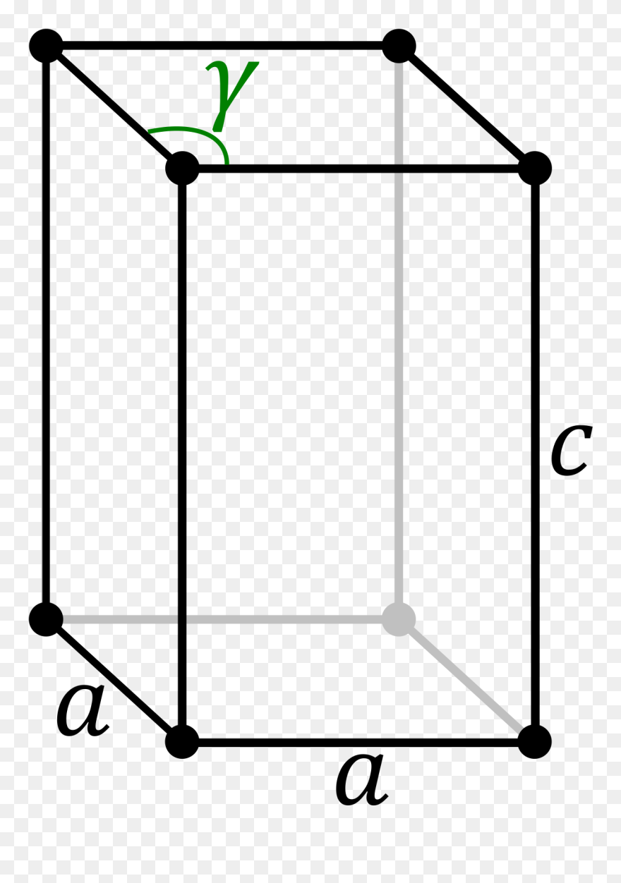 Hexagonal Crystal System Clipart