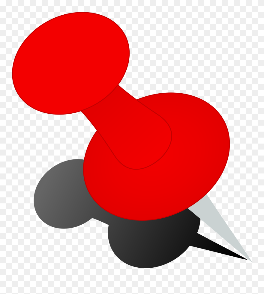 Pin - Clipart - Thumbtack Clipart - Png Download
