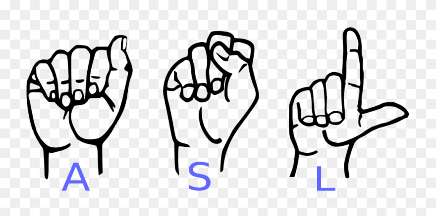 American Sign Language Clipart