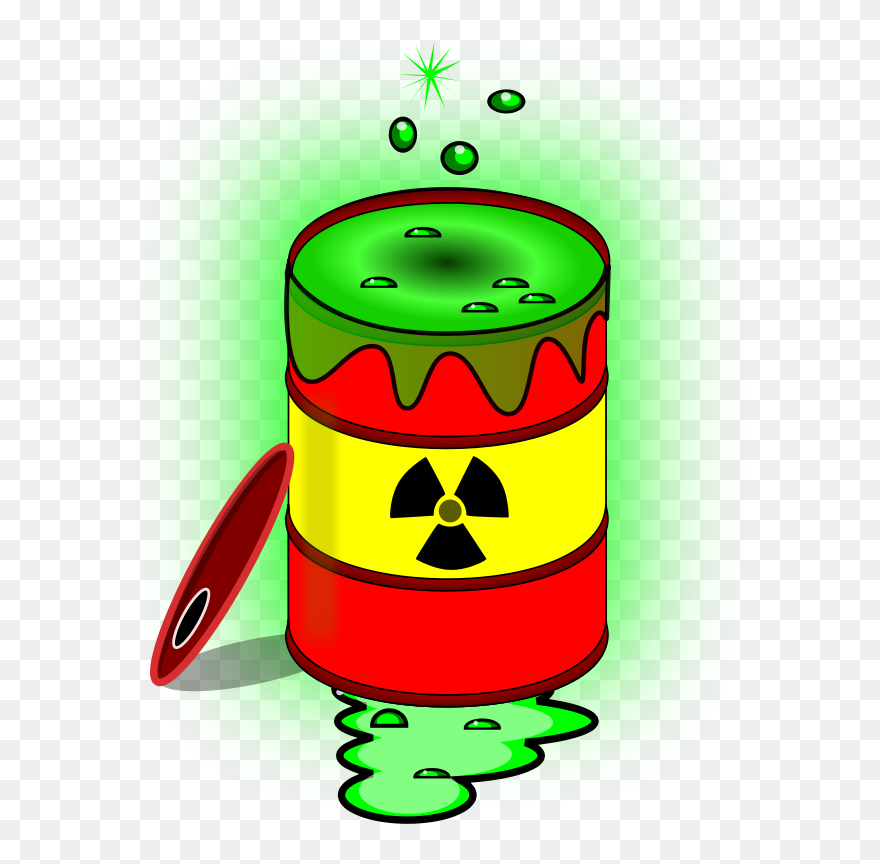 Toxic Nuclear Barrel - Toxic Clip Art - Png Download