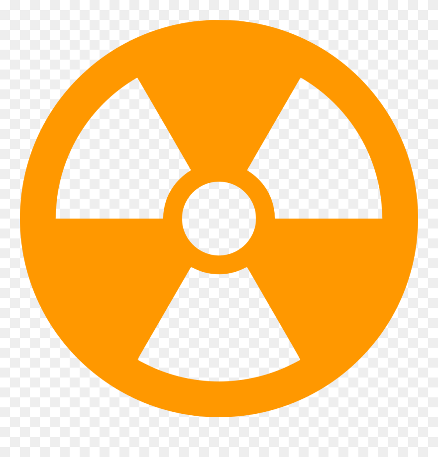 Svg Radioactive Nuclear Free Image Icon Silh - Nuclear Symbol Transparent Background Clipart