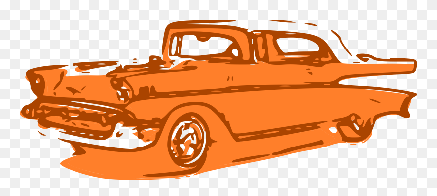 Clipart Classic Car Clip Library Clipart - Clip Art - Png Download