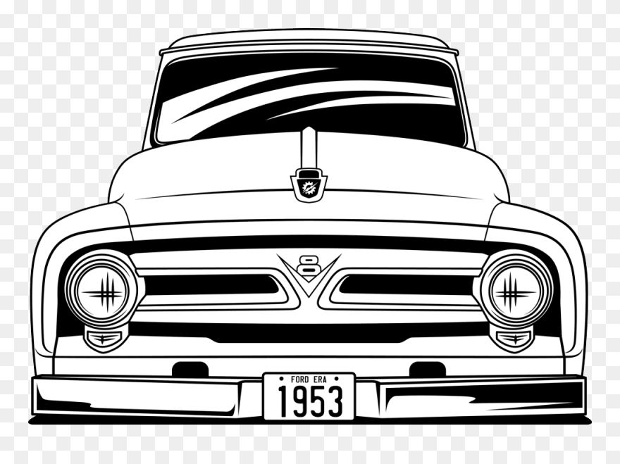 Transparent Ford Pickup Truck Clipart - Ford Truck Clipart Png
