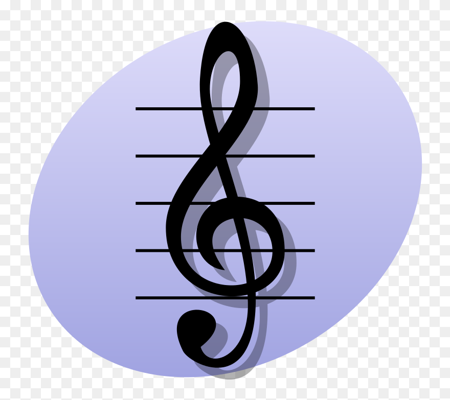 P Treble Clef - Treble Clef Clipart