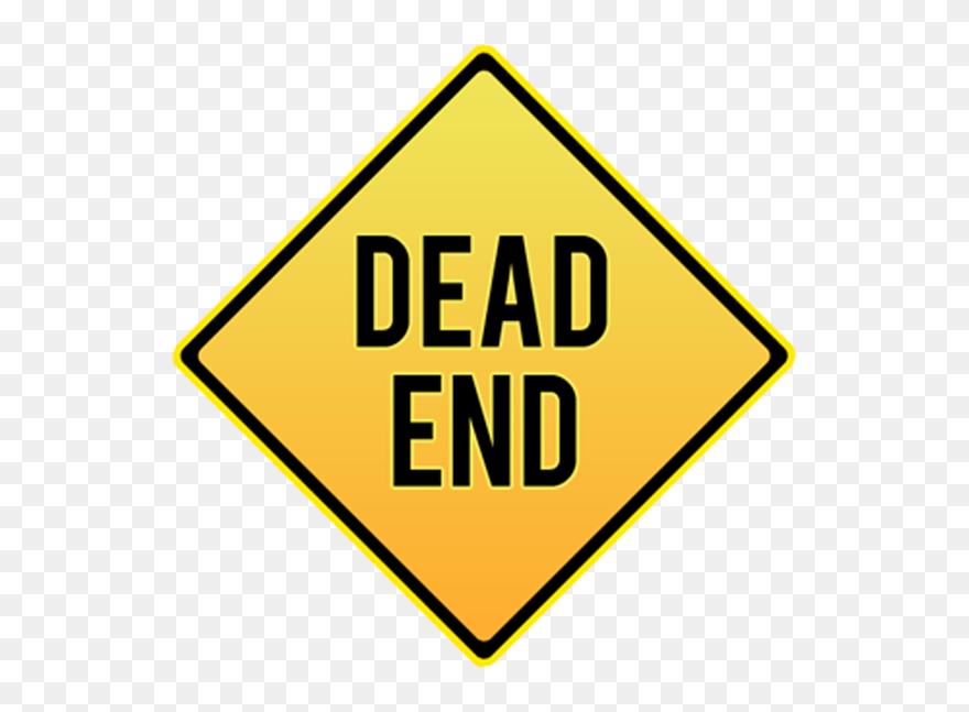 Diamond End Dead Sign Traffic Signs Clipart - School Bus Stop Sign Cartoon - Png Download