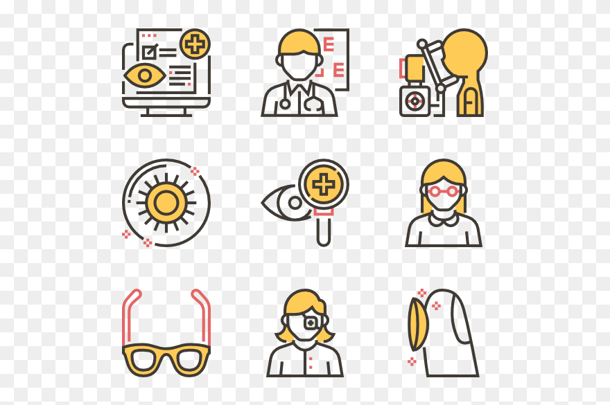 Vector Vision Eye - Icon Clipart