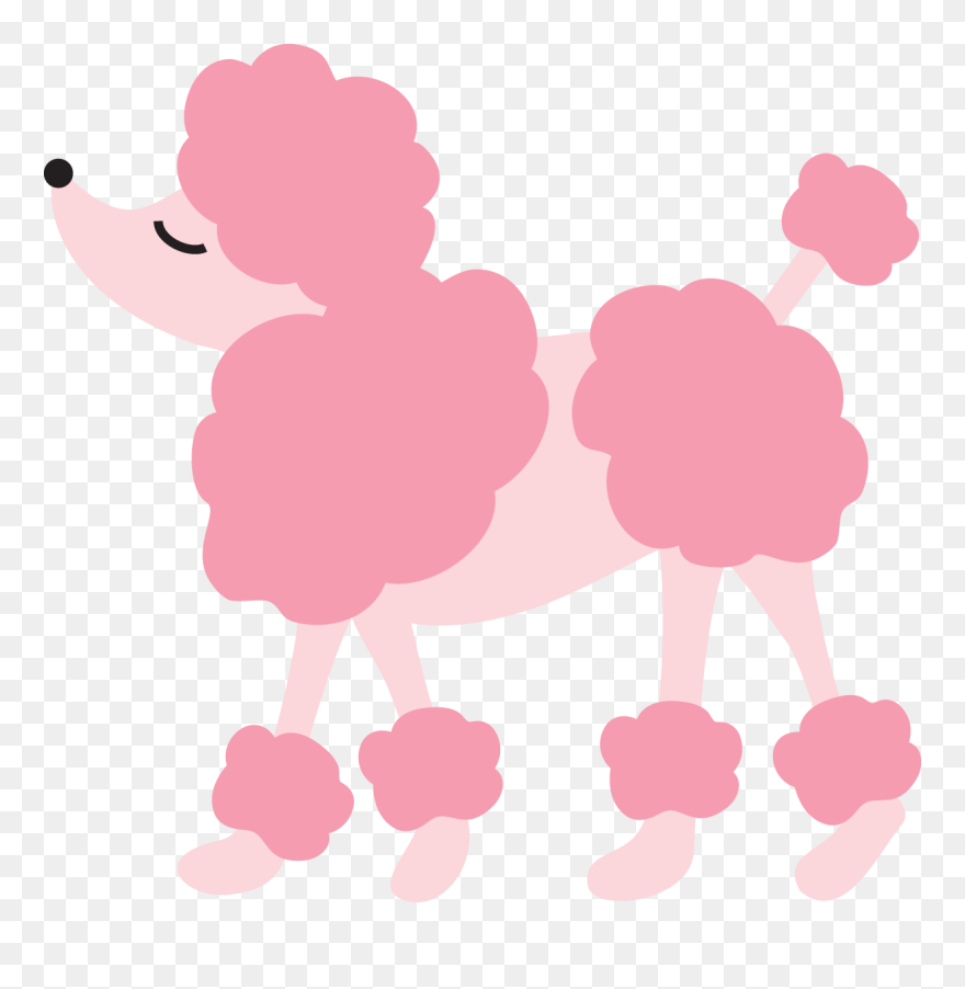 Tres Chic Paris Baby Clipart - Pink Poodle Clipart - Png Download
