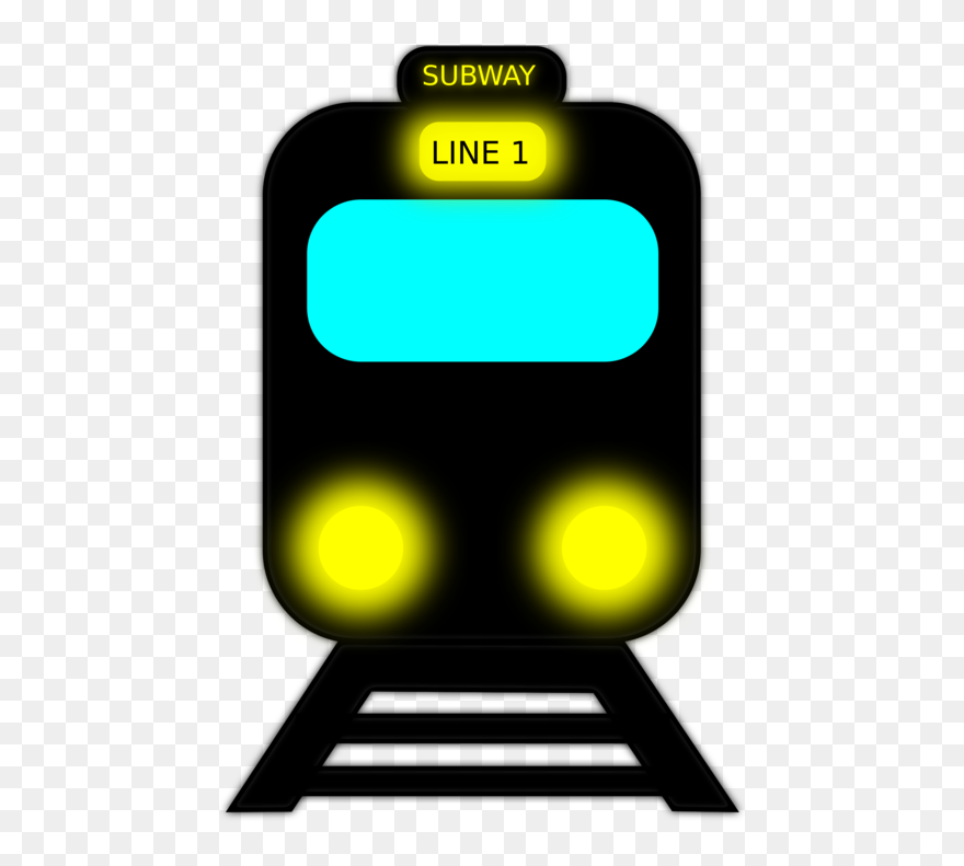 Railroad Clipart Tracks Subway - Rapid Transit - Png Download