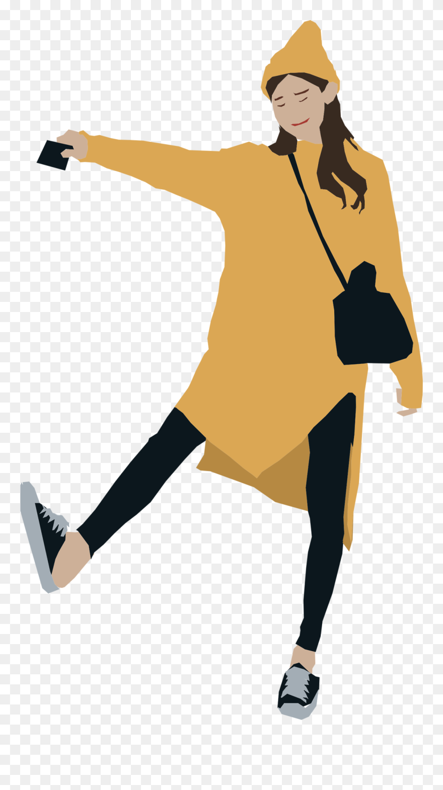 Cliparts For Free Download Fashion Clipart Tumblr Fashion - Architecture People Illustration Png Transparent Png