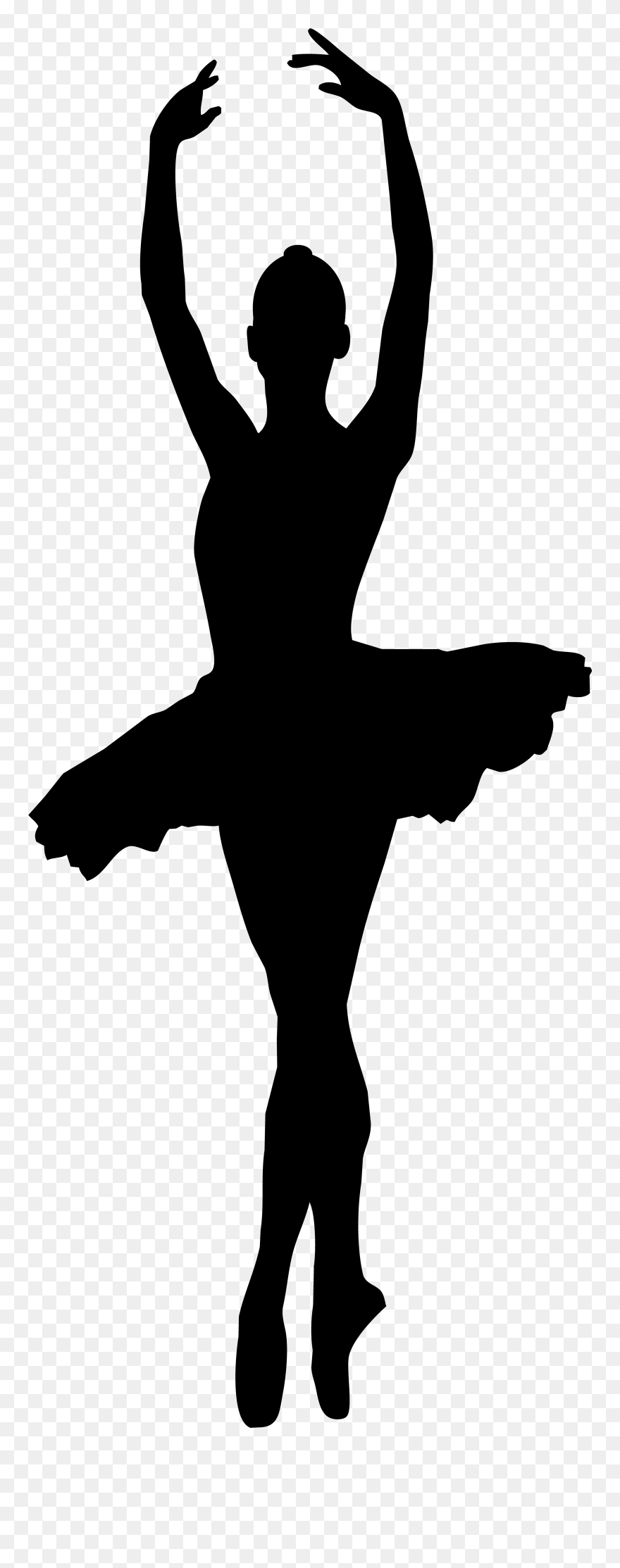 Paris Opera Ballet Ballet Dancer Silhouette Clip Art - Ballerina Silhouette Transparent Background - Png Download