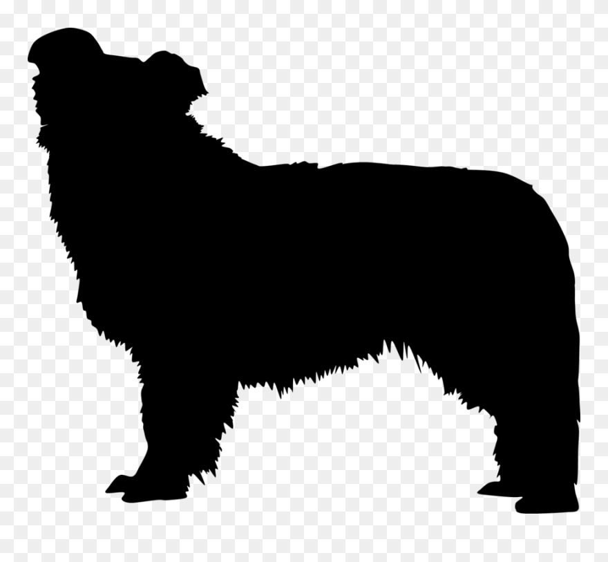 Collie Clipart Pet - Transparent Wolf Silhouette Hd - Png Download