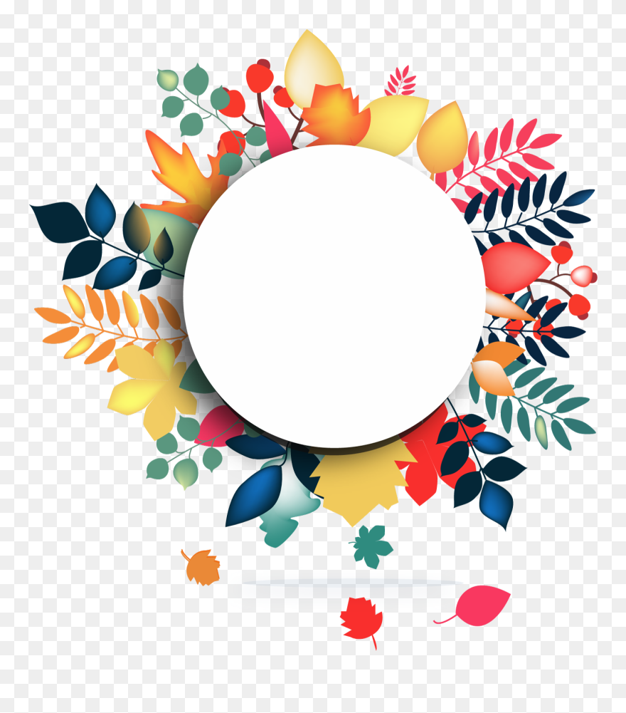 Watercolor Frame Png - Vector Flower Frame Png Clipart