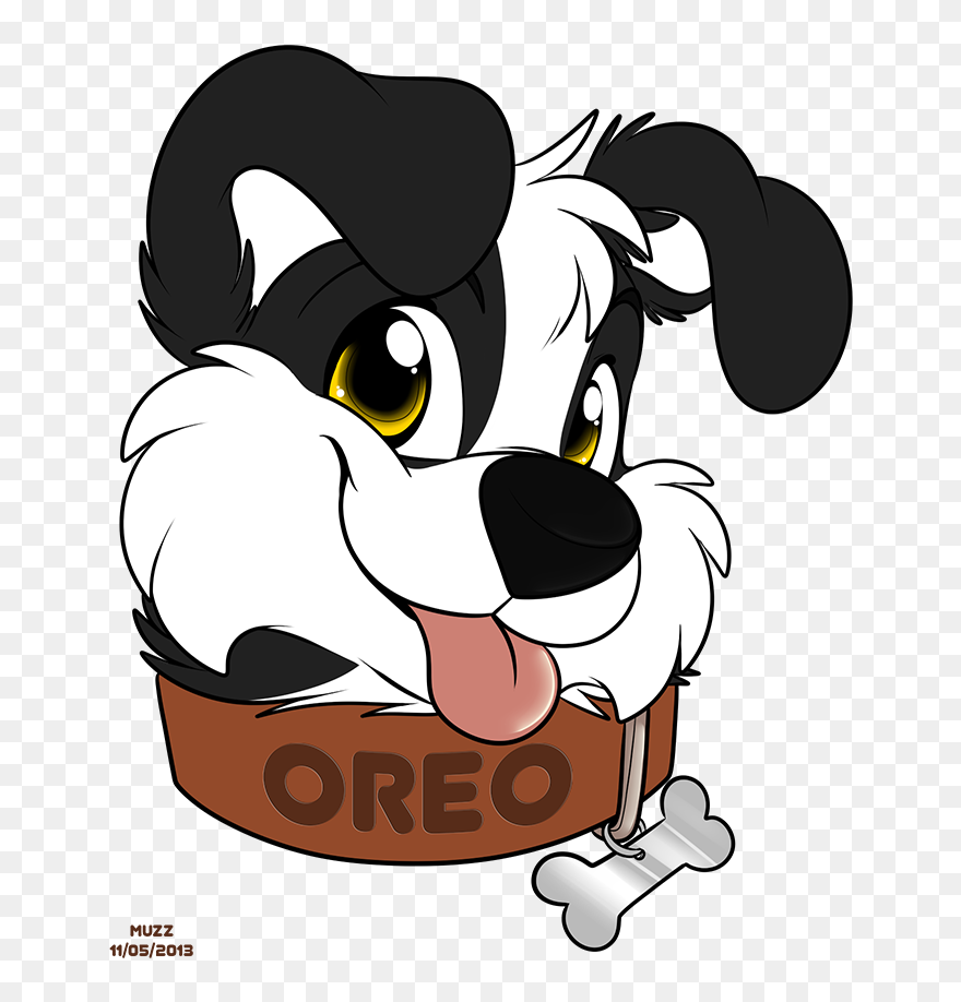 Oreo Clipart Border - Border Collie Fursuit - Png Download