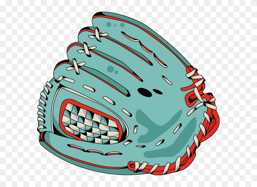 Baseball Helmet Clip Art - Baseball Glove - Png Download