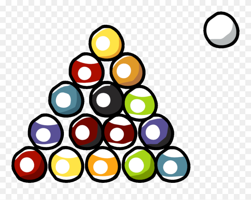 Pool Balls - Scribblenauts Ball Clipart